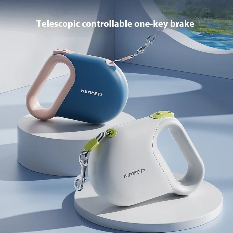 5M Retractable Dog Leash Pet Leash Traction Rope Reflective Belt Automatic Flexible Leash For Small Medium Large Dog Supplies